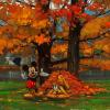 "Mickey & Pluto Fall for It"
20 x 24 oil on canvas
by David Tutwiler
