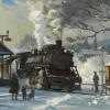 Winter Afternoon Crossing 24 x 36 
by David Tutwiler
(click to magnify)