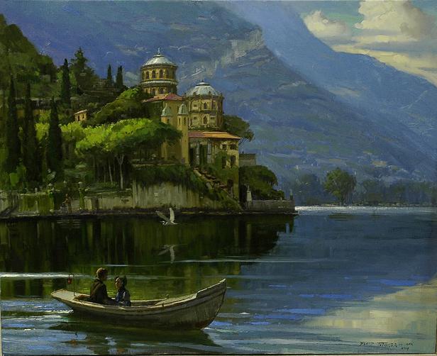 reduced..._Padme___Anakin_Adrift_40_x_50_by_David_Tutwiler.jpg